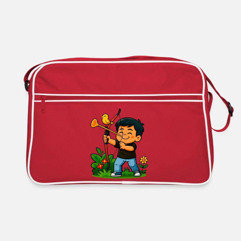 Waldabenteuer Bogenkunst Retro Tasche
