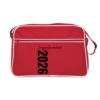 Bachelor Party 2026 Signatures Guests Bachelor Party - Retro Bag - red/white - Front