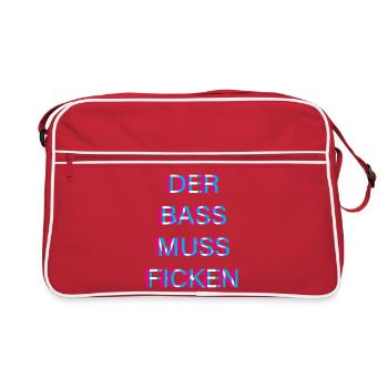 Hardtekk Tekk - Retro Bag - red/white - Front
