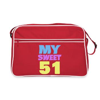 51 - Retro Bag - red/white - Front