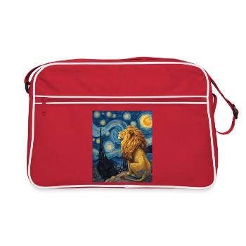 Lion Van Gogh - Sac Retro - rouge/blanc - Devant