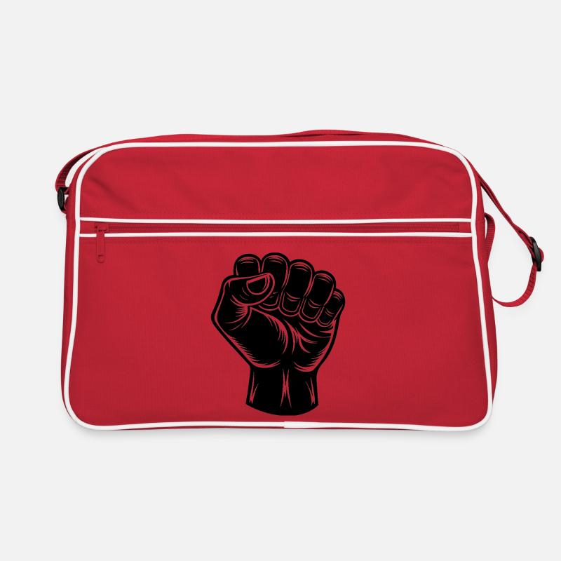 Geballte Faust Retro Tasche