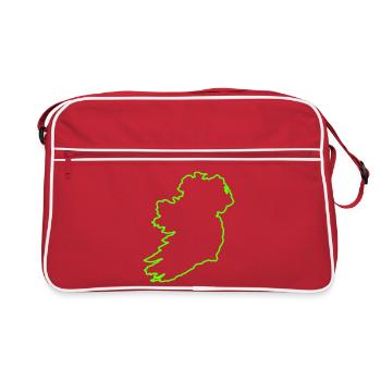 Outline Ireland - Retro Bag - red/white - Front