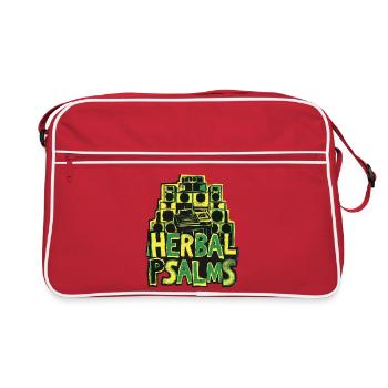 Dub Reggae Herbal Psalms - Retro Bag - red/white - Front