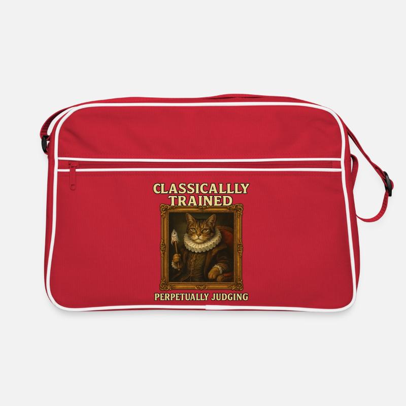 Classically Trained Perpetually Judging Renaissanc Retro Tasche