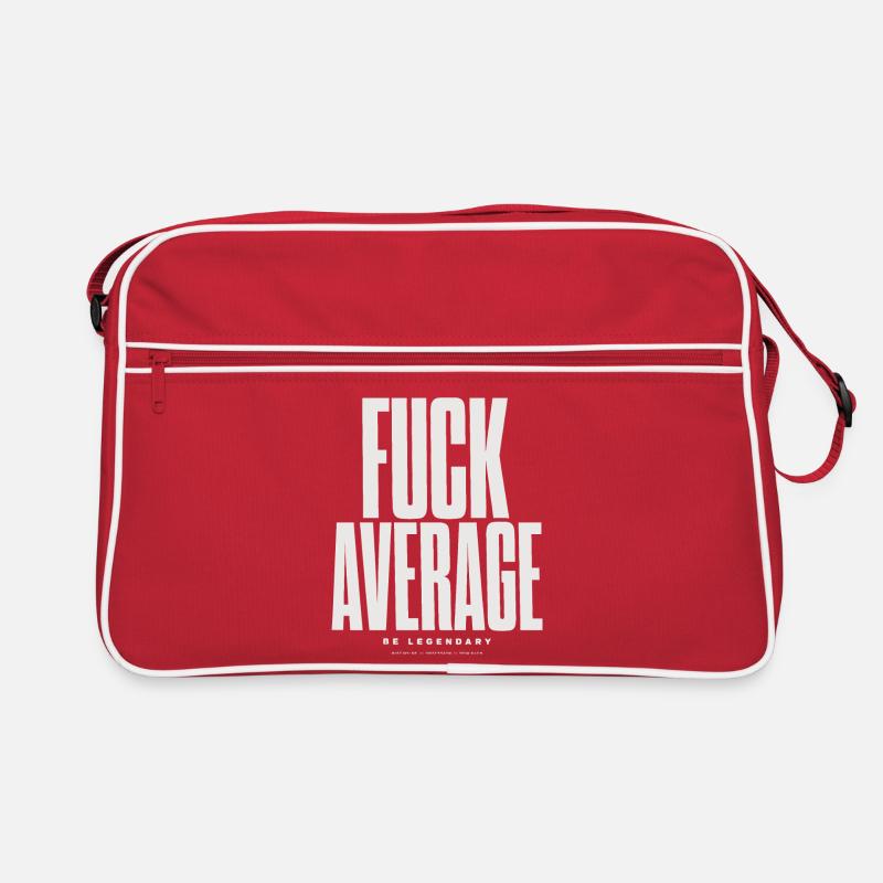 Sei mutig, nicht durchschnittlich Retro Tasche