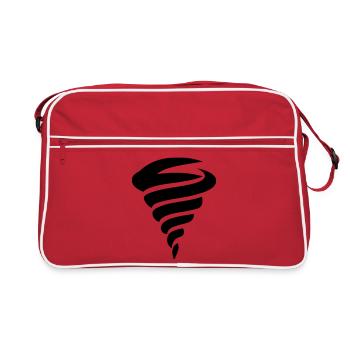 tornade - Sac Retro - rouge/blanc - Devant