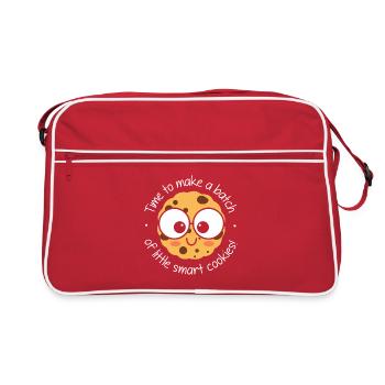 Enseignement Scolaire Enseignement Humour amusant - Sac Retro - rouge/blanc - Devant