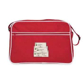 THC 420 - Sac Retro - rouge/blanc - Devant