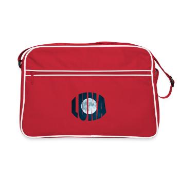 luna - Retro Tasche - Rot/Weiß - Vorne