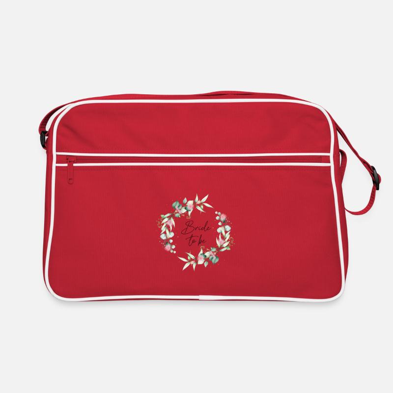 Bride To Be Braut JGA Eukalyptus Boho Retro Tasche