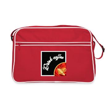 Coffee of the day - Retro Bag - red/white - Front