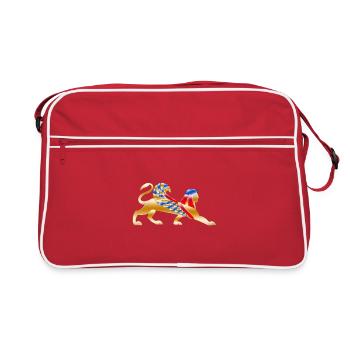 Dieux égyptiens anciens - Sac Retro - rouge/blanc - Devant
