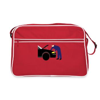 mechanic Automeachinker Workshop 3 687 - Retro Bag - red/white - Front