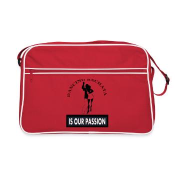 Bachata danse bachata danse danse couple de danse - Sac Retro - rouge/blanc - Devant