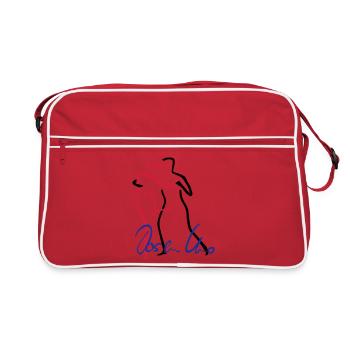 Tango-1 - Retro Tasche - Rot/Weiß - Vorne