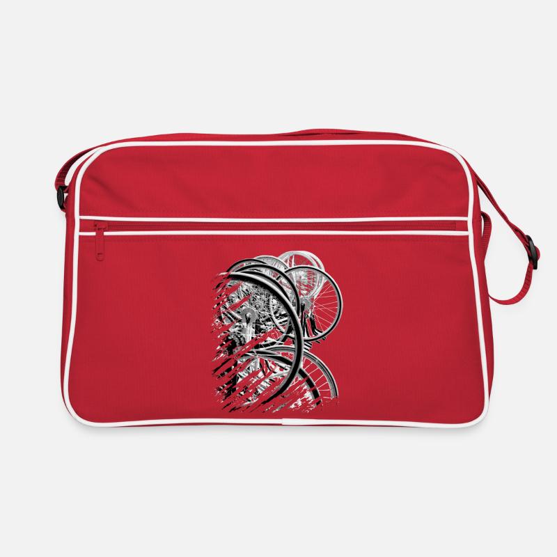Radball | Cycle Ball Break 2 - Retro Tasche - Rot/Weiß