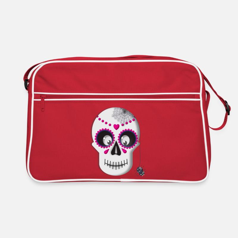 Sugar Skull Retro Tasche