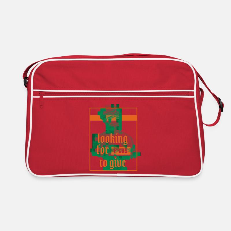 Statue mit Attitüde Statement Design Retro Tasche