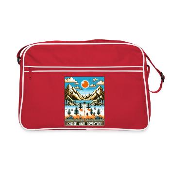 Aventure de jeu rétro - Sac Retro - rouge/blanc - Devant