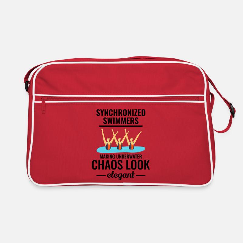 Synchronized Swimming Trio Design Retro Bag