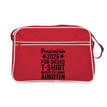 Retraité 2026 - Sac Retro - rouge/blanc - Devant