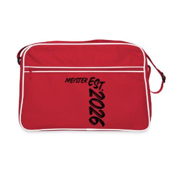 Master est. 2026 - Retro Bag - red/white - Front