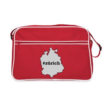 Université des sciences appliquées de Zurich - Sac Retro - rouge/blanc - Devant