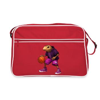 Basketball Moles - Retro Bag - red/white - Front
