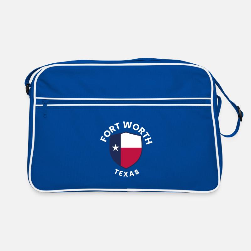Fort Worth Texas Shield Pride Retro Tasche