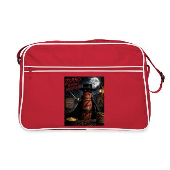 Zorro Horror Würstchen  - Retro Tasche - Rot/Weiß - Vorne