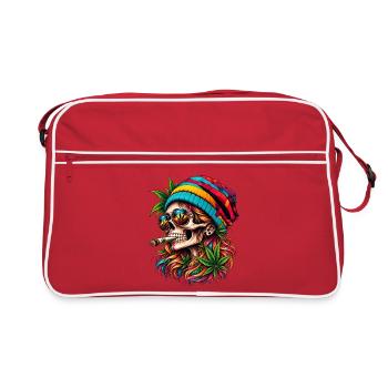HIGH VIBES - Retro Tasche - Rot/Weiß - Vorne