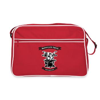 Motorcycle spirit - Sac Retro - rouge/blanc - Devant