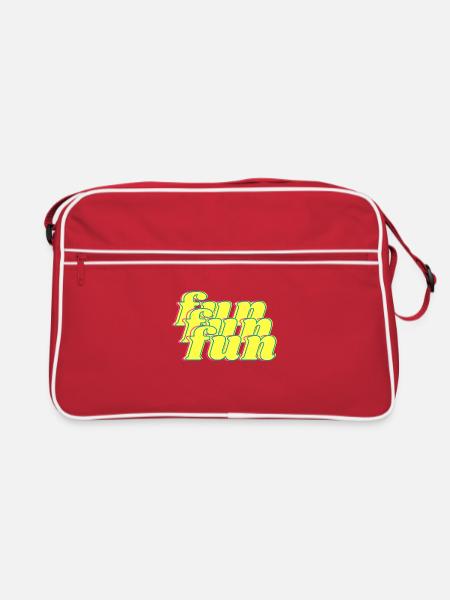 fun - Sac Retro - rouge/blanc - Devant