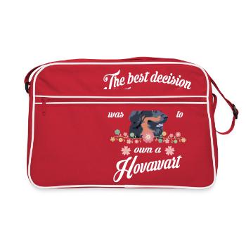 Hovawart - Sac Retro - rouge/blanc - Devant