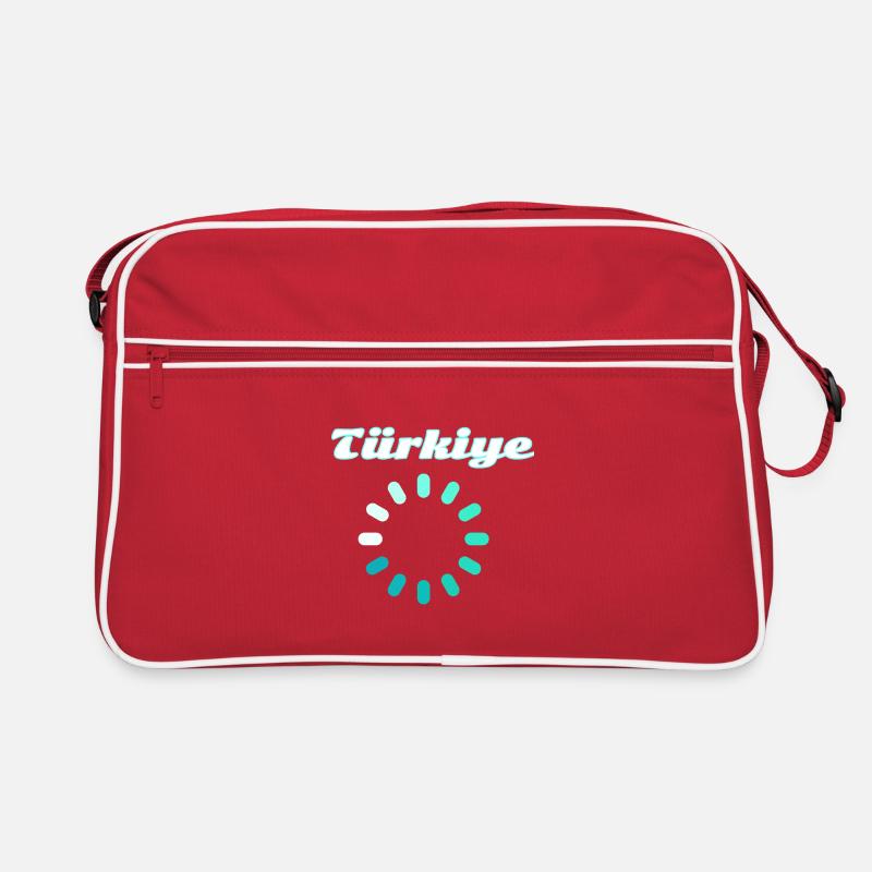 Turkey Charging Circle Turquoise Retro Bag