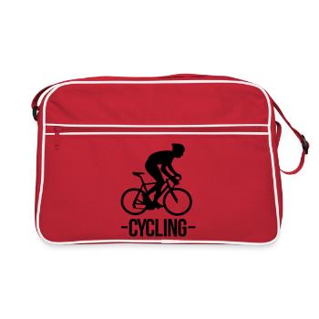 cyclisme - Sac Retro - rouge/blanc - Devant