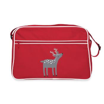 Renne Hirsch - Sac Retro - rouge/blanc - Devant