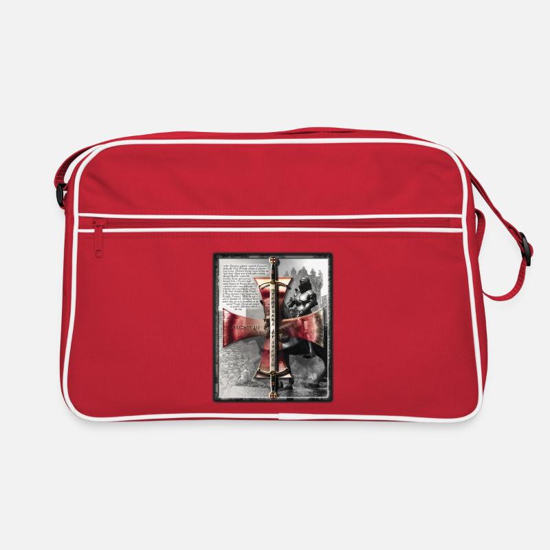 Templer aus Stahl - Der Brief (halbdunkle Version) Retro Tasche