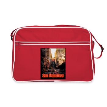 Ville de San Francisco - Sac Retro - rouge/blanc - Devant