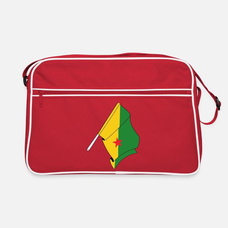 Drapeau de la Guyane française Sac Retro