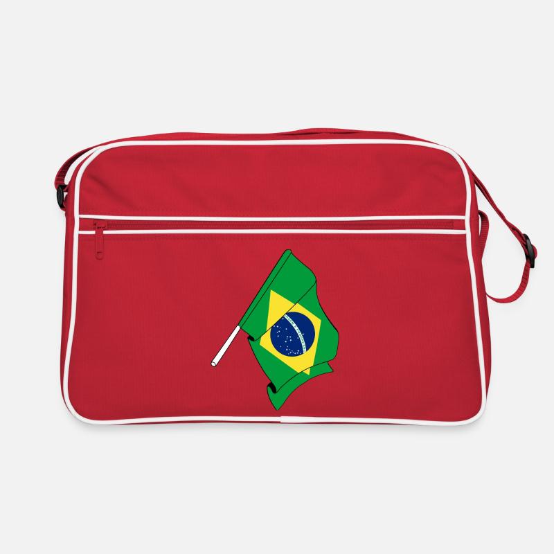 Drapeau du Brésil Sac Retro