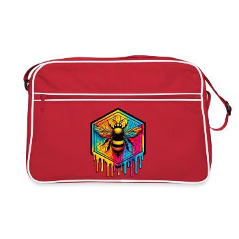 Abeille - Sac Retro - rouge/blanc - Devant