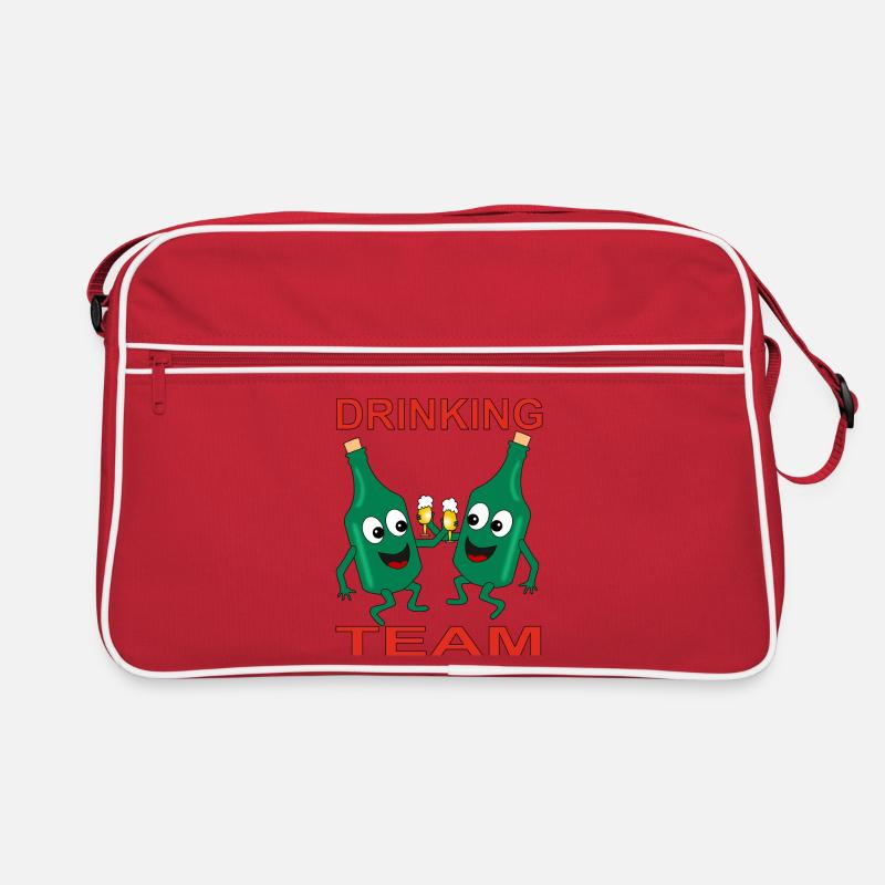 Mischievous Beer Bottles Drinking Team Retro Bag