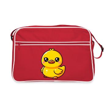 Duckling Duck Duck Duck - Retro Bag - red/white - Front