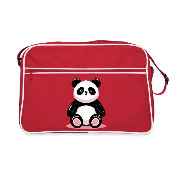 Panda - Retro Bag - red/white - Front