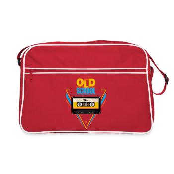 Old school - Sac Retro - rouge/blanc - Devant