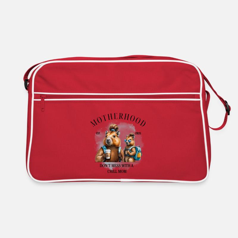 Chill Mom 2026 – Don’t Mess with a Chill Mom Retro Tasche