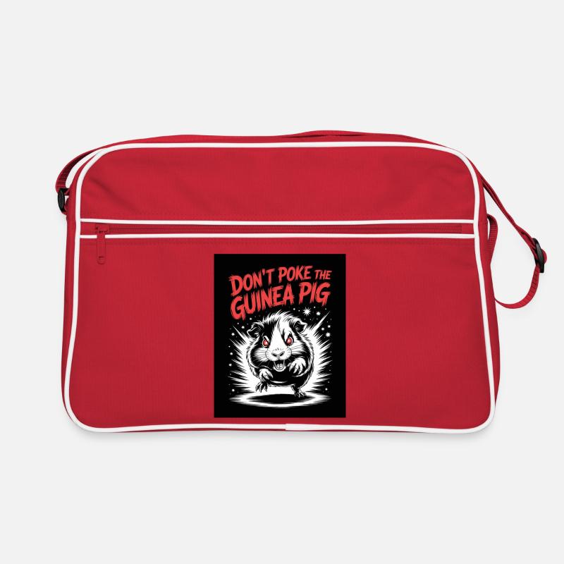 Ne piquez pas la devise du cochon d’Inde Sac Retro