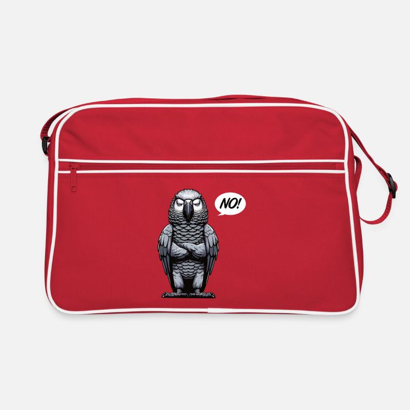 No African Grey Parrot Parrot Owner Parrots Retro Bag